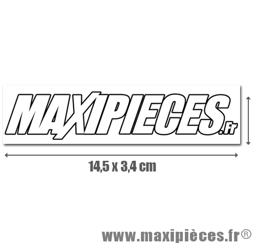 Autocollant Maxipièces 14,5 x 3,4 cm