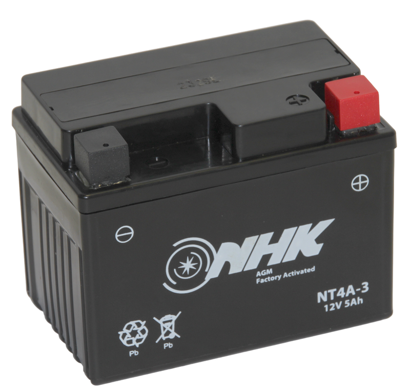 Batterie YT4A-3 scooter 12volts 5ah sans entretien gel lg114/71x/h86 neuf