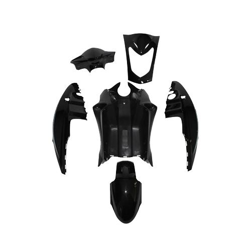 Kit carénage carrosserie noir pour scooter agility kymco  50c selle-mono neuf