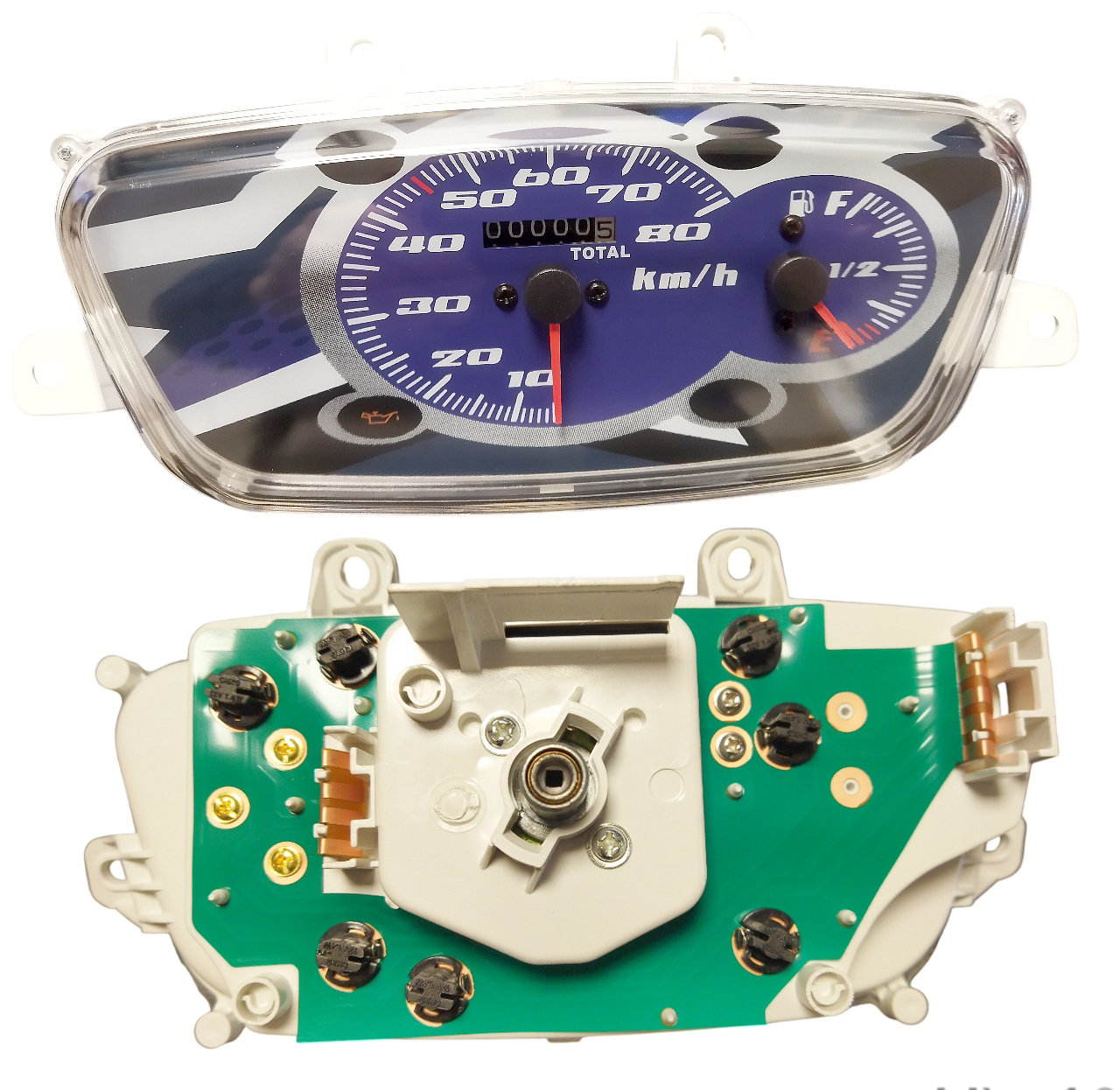 Compteur de vitesse adaptable scooter Mbk booster/Yamaha bw's 2004>