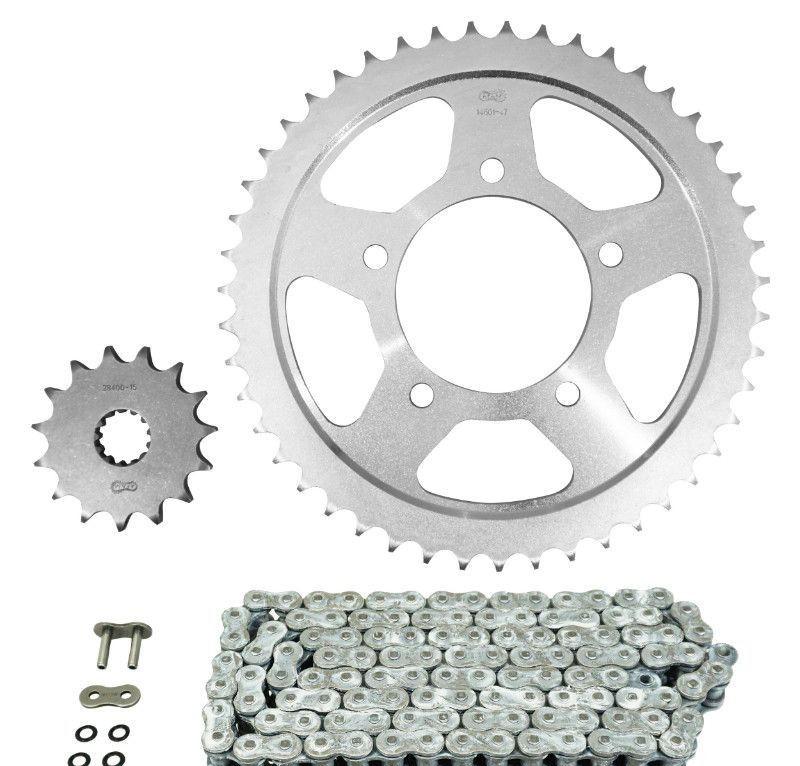 Kit chaine suzuki 650 gsf n bandit 530 15x47 sans abs couronne 87-110-10.5 Afam