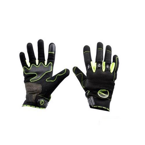 Gant marque Steev été MX V2 couleur Noir/Jaune Fluo taille L - Coque CE EPI