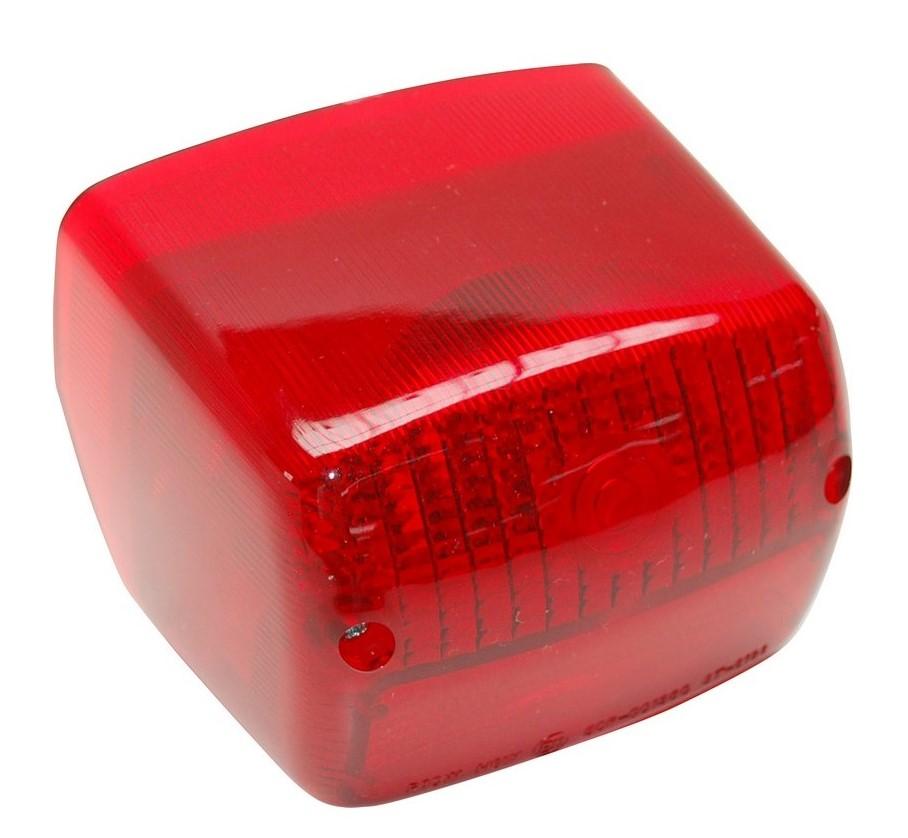 Feu arrière mobylette adaptable peugeot 50 fox rouge-homologue ce- (726854)