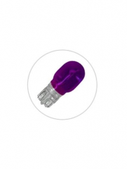 X1 Ampoules/Lampe de compteur 12v 10w norme T13 culot w1,2x9,5d wedge violet * Déstockage !