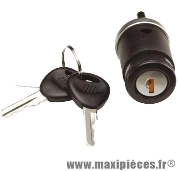 Contacteur a clé serrure neiman 50cc universel 4 broches : peugeot xp6 97/2010, suzuki rmx/smx...