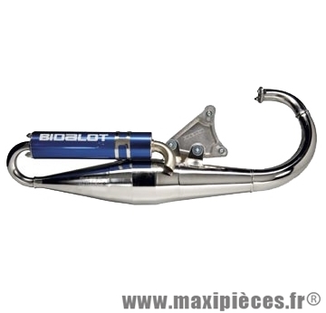 Pot d'echappement bidalot s1r chrome : mbk booster spirit rocket next generation yamaha bws ng ...
