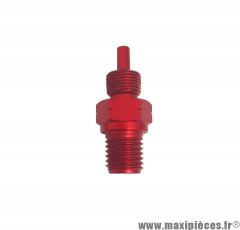 Adaptateur de frein en alu anodisé rouge 10x1.25 pour scooter, mécaboîte, moto, etc.. *Déstockage !