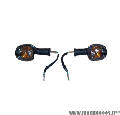 Paire de clignotants arrière OEM pour scooter 50cc Conti-Motors SRX SILVER * Déstockage !