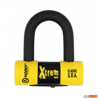 Antivol u - bloque disque marque Auvray xtrem mini 52 x 65mm diamètre 18mm (3 clés) * Déstockage !