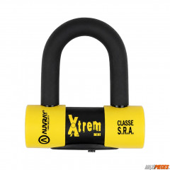 Antivol u - bloque disque marque Auvray xtrem mini 52 x 65mm diamètre 18mm (3 clés) * Déstockage !