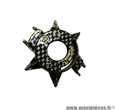 Capuchon de contacteur a clé serrure neiman imitation carbone pour scooter 50cc peugeot ludix tkr trekker x-fight speedfight 2 metal-x * Prix spécial !