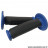 Paire de revêtements poignée cross noir / bleu 120mm * Déstockage !