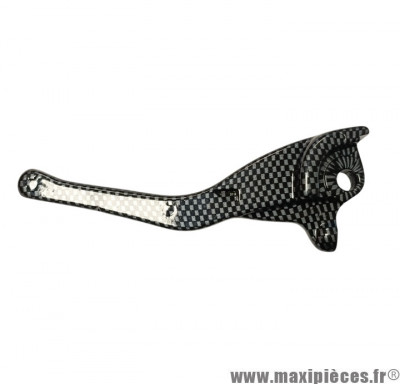 Levier de frein gauche pour scooter 50 nitro/aerox avant 2013 carbone brillant * Déstockage !