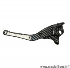 Levier de frein gauche pour scooter 50 nitro/aerox avant 2013 carbone brillant * Déstockage !