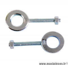Paire de tendeur de chaine (diamètre 15mm) pour mécaboite derbi senda * Déstockage !