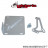 Support plaque d'immatriculation ludix/typhoon alu Victoria Bull *Déstockage !