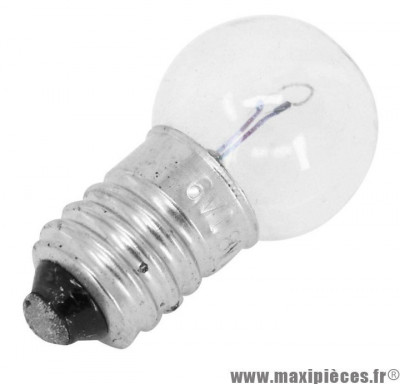 Ampoule pour feu de position 6V 1.8W E10 (x1) * Prix spécial !