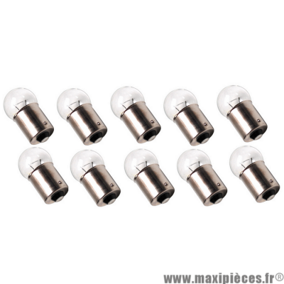 Lampes / ampoules 12V 23W BA15S (x10 unité) *Déstockage !