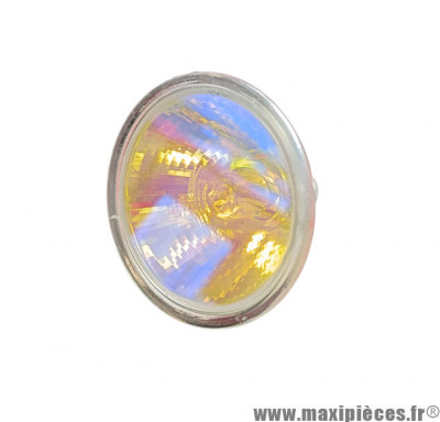 Lampe dichroique halogène 12v 35w Ø50 Jaune (x1) * Déstockage !