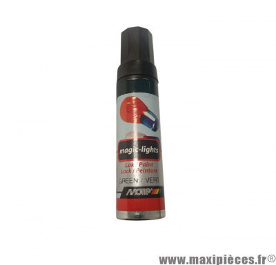 Stylo peinture transparent vert MOTIP 12ml pour ampoules incandescence – Réf 902012 * Déstockage !