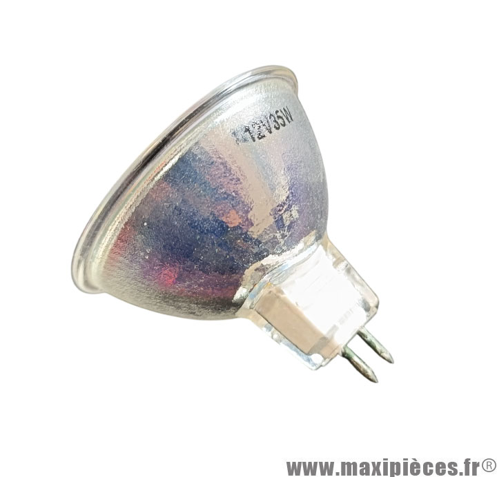 Lampe dichroique halogène 12v 35w Ø50 Blanc (x1) * Déstockage !