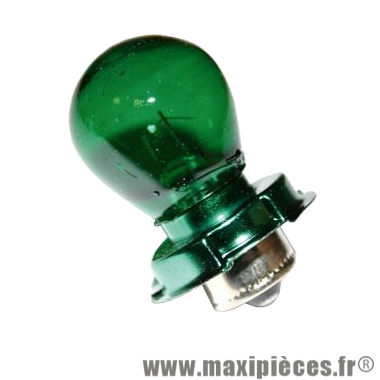 Ampoule/lampe 12v 15w vert culot P26S *Déstockage !