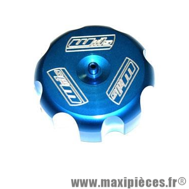 Bouchon réservoir alu bleu Wills motocross quad HONDA 4 Temps *Déstockage !