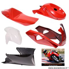 Kit carrosserie complet Conti RX 356 V3 – Rouge / Blanc / Noir – Peinture Replica Fabio Quartararo * Déstockage !