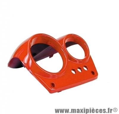 Couvre compteur STR8 orange métalissée pour scooter mbk nitro/yamaha aerox * Déstockage !