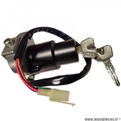 Pièce origine Yamaha/Mbk 3TU-82501-00, Contacteur à clé pour moto 50cc tzr (96/2002) x-power (01/2002) ysr 50 1987 * Déstockage !