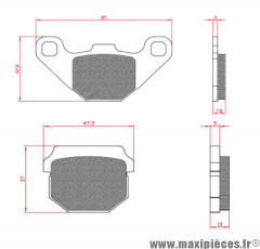 Plaquette de frein AP-RACING pour Scooter 50cc, Mecaboite PEUGEOT, DERBI, PIAGGIO * Déstockage !