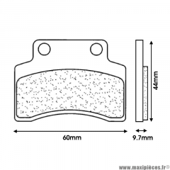 Plaquette de frein AP-RACING pour Scooter, Maxi Scooter CPI, GENERIC, KEEWAY, KYMCO, PEUGEOT * Déstockage !