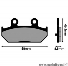 Plaquette de frein AP-Racing arrière pour Maxi Scooter SUZUKI 400 BURGMAN 2007-2018 / 650 BURGMAN 2002-2020 * Déstockage !