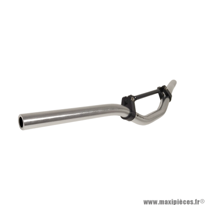 Guidon Cross Alu Victoria Bull couleur argent pour scooter et autres * Déstockage !