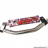 Guidon Cross Alu Victoria Bull couleur argent pour scooter et autres * Déstockage !
