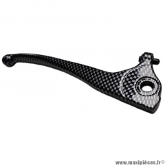 Levier de frein avant droit imitation carbone adaptable pour scooter Mbk booster spirit road Yamaha original * Déstockage !