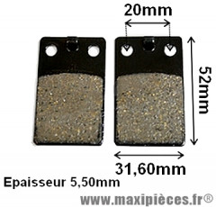 Plaquettes de freins pour Rieju Rs1, Malaguty F12/F15… * Déstockage !