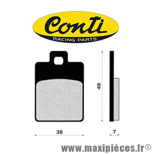Plaquettes de freins CONTI pour benelli cpi gtr gilera runner stalker piaggio liberty mp3 nrg vespa sym symphony ... *Déstockage !