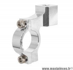 Collier de rétroviseur alu argent filetage diamètre 10 pas a droite * Prix spécial !