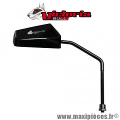 Rétroviseur réversible Victoria Bull diamètre 8mm droite ou gauche noir non homologué réservé au concours tuning, meetings, run, compétition ... *Destockage !