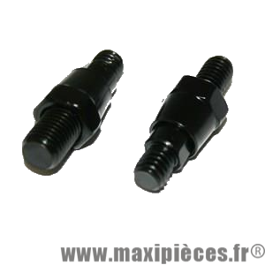 Adaptateur rétroviseur mâle M10x1.25 -> M8x1.5 + M8x1.25 -> M8x1.5 *Déstockage !