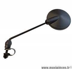 Rétroviseur noir réversible universel pour cyclo, moto & quad (collier diamètre 22mm) * Déstockage !