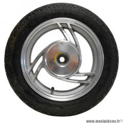 Jante/roue arrière en aluminium 10 pouces occasion (taille MT2.15XJ10) pour scooter chinois (frein a tambour) * Déstockage !