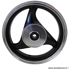 Jante arrière en aluminium 12 pouces, noir (N 12X2.50 DOT) pour scooter Conti Motors srx S/CUP 50CC et autres scooters chinois 50/125cc (frein a tambour) * Déstockage !