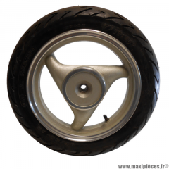 Jante/roue arrière en aluminium 12 pouces occasion (taille 2.50X12) pour scooter chinois (frein a tambour) * Déstockage !