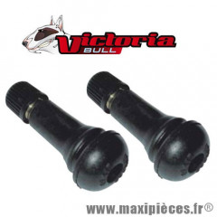 Valves de pneu tubeless droite 33mm avec bouchon Victoria Bull (x2) *Déstockage