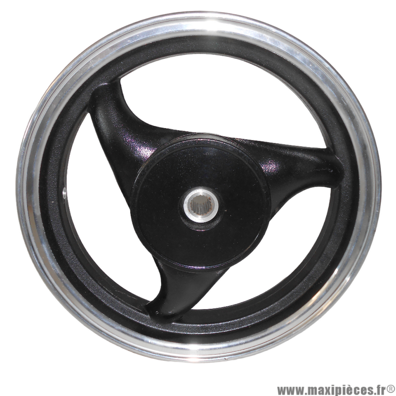 Jante arrière en aluminium 12 pouces, noir (ZF N 12X2.50 DOT) pour scooter chinois 50/125cc (frein a tambour) * Déstockage !
