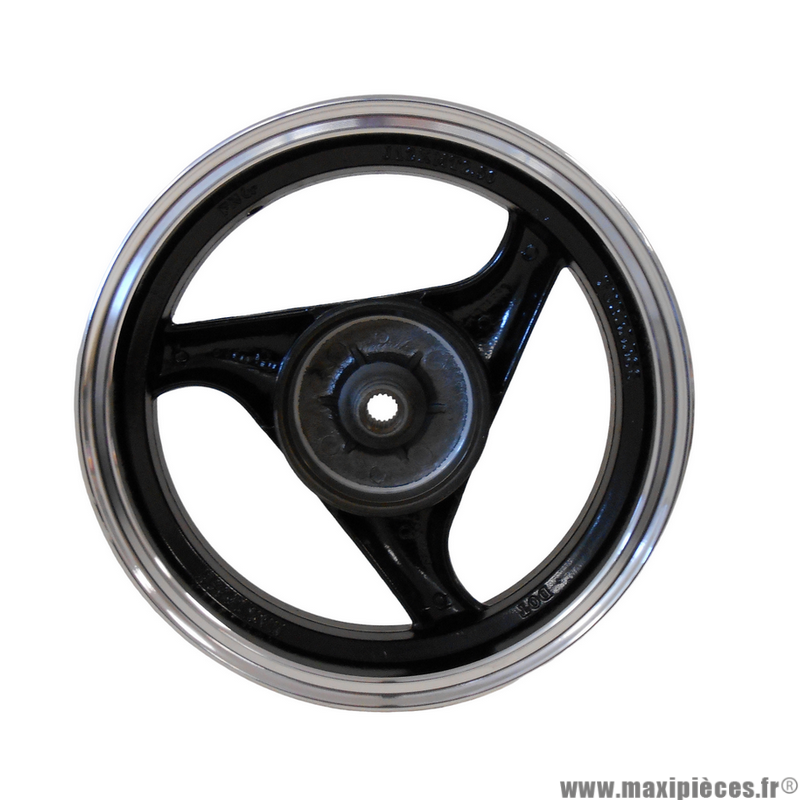 Jante arrière en aluminium 12 pouces (J12XMT2.50) pour scooter CONTI-MOTORS SRX 50 pogo r&b et autres scooter chinois (frein tambour) * Déstockage !