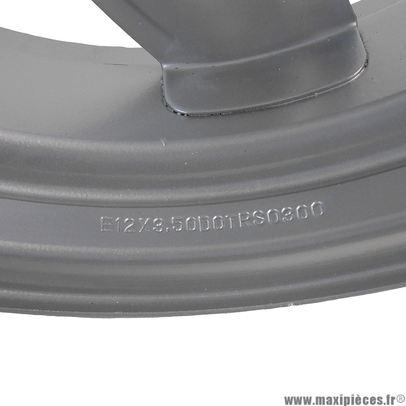 Jante avant en tôle 12 pouces (E12X3.50) pour scooter Conti Motors srx silver et autres scooters chinois 50/125cc (frein a disque) * Déstockage !