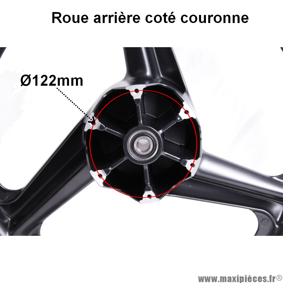 Paire de roues/jantes Neuves Grimeca 17P avant et arrière alu noir pour moto Conti RX356, Metrakit mini GP XL copa , Derbi... *Déstockage !